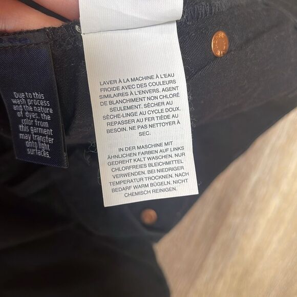 J. Crew Black Lookout High Rise Skinny Jeans Sz 32 - Picture 8 of 12